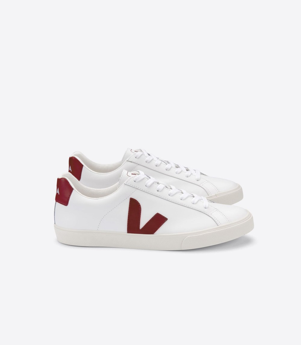 Veja Sneakers Herr - Esplar Läder - Vita - 364281-QOH